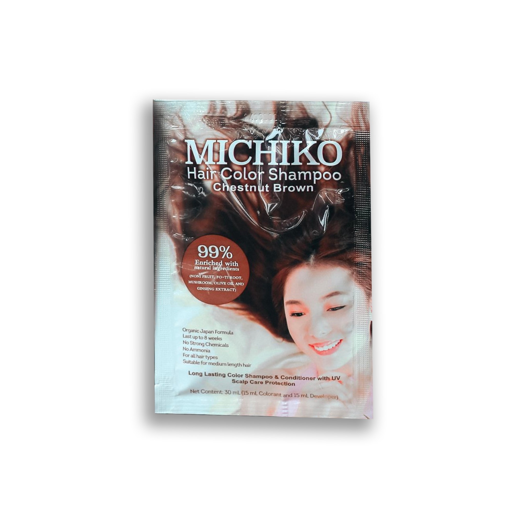 MICHIKO Hair Color Chestnut Brown 30ml