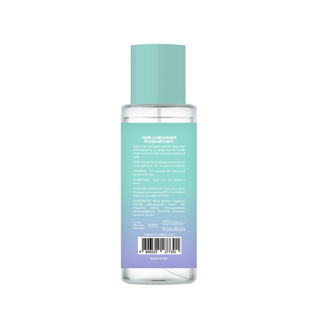 Scentlab Fragrance Mist Vanilla Milkshake 88mL