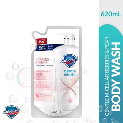 SAFEGUARD SAFEGUARD Gentle Micellar Bodywash Berries & Pear 620ml Refill