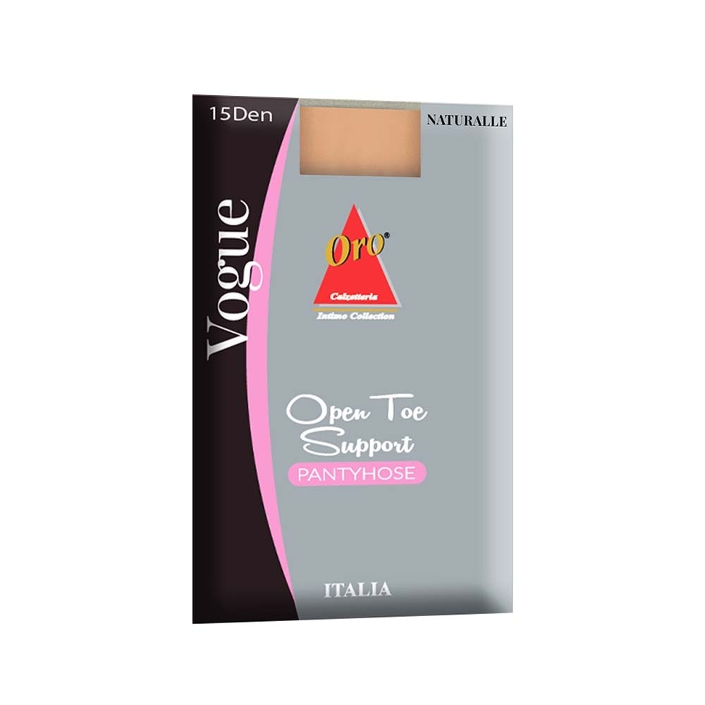 ORO INTIMO Open Toe Support Pantyhose