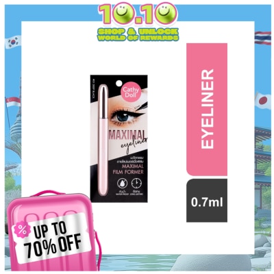 CATHY DOLL Maximal Eyeliner Deep Black 0.7ml
