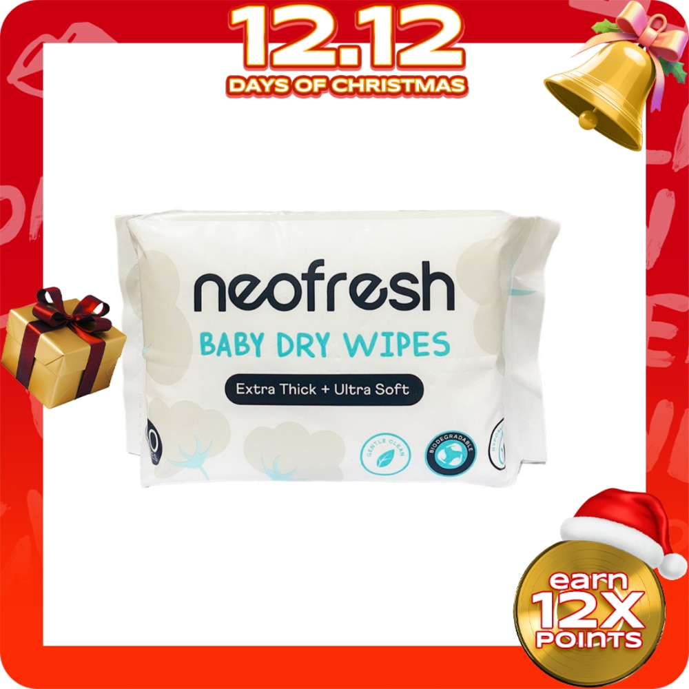 Baby Dry Wipes 40s