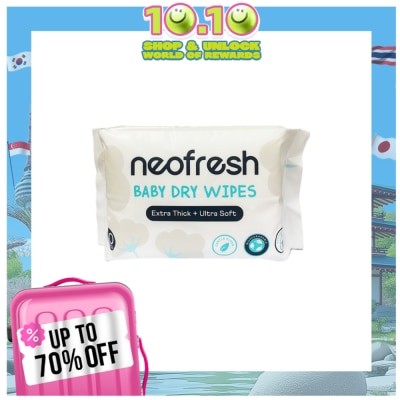 NEOFRESH Baby Dry Wipes 40s