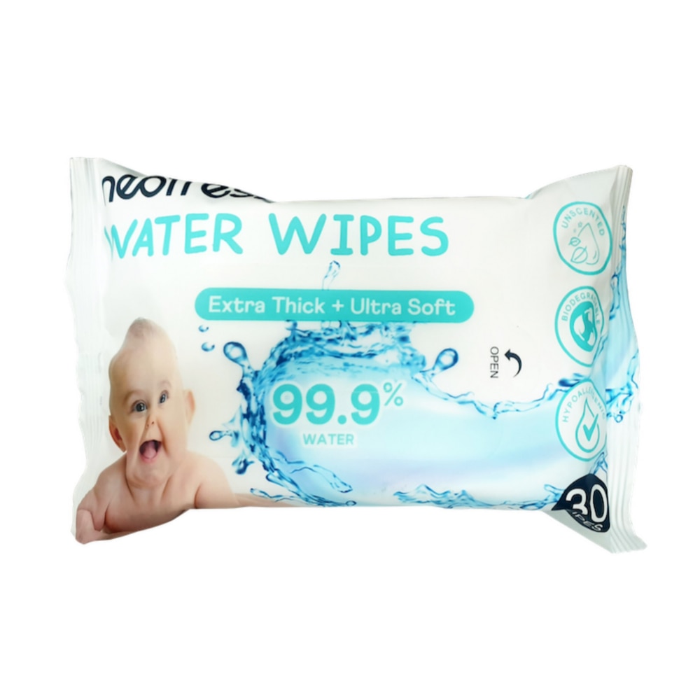 Water Wipes Unscented 30s