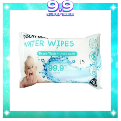 NEOFRESH Water Wipes Unscented 30s