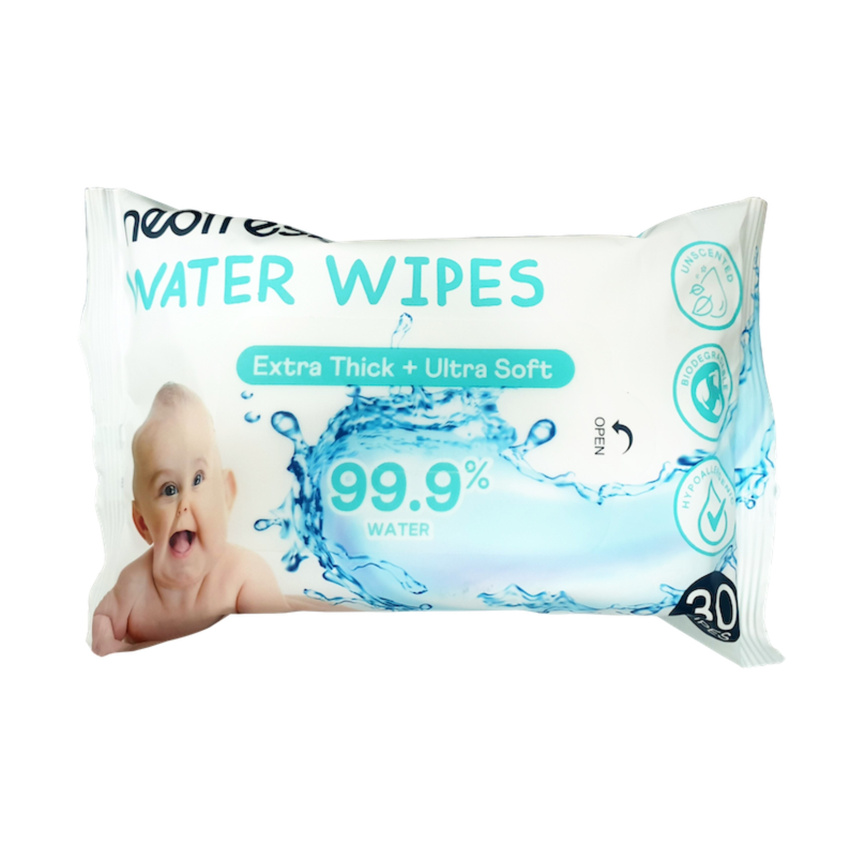 Water Wipes Unscented 30s