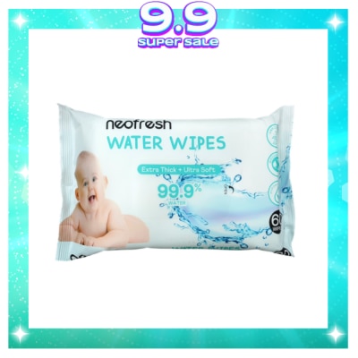 NEOFRESH Water Wipes Unscented 60s