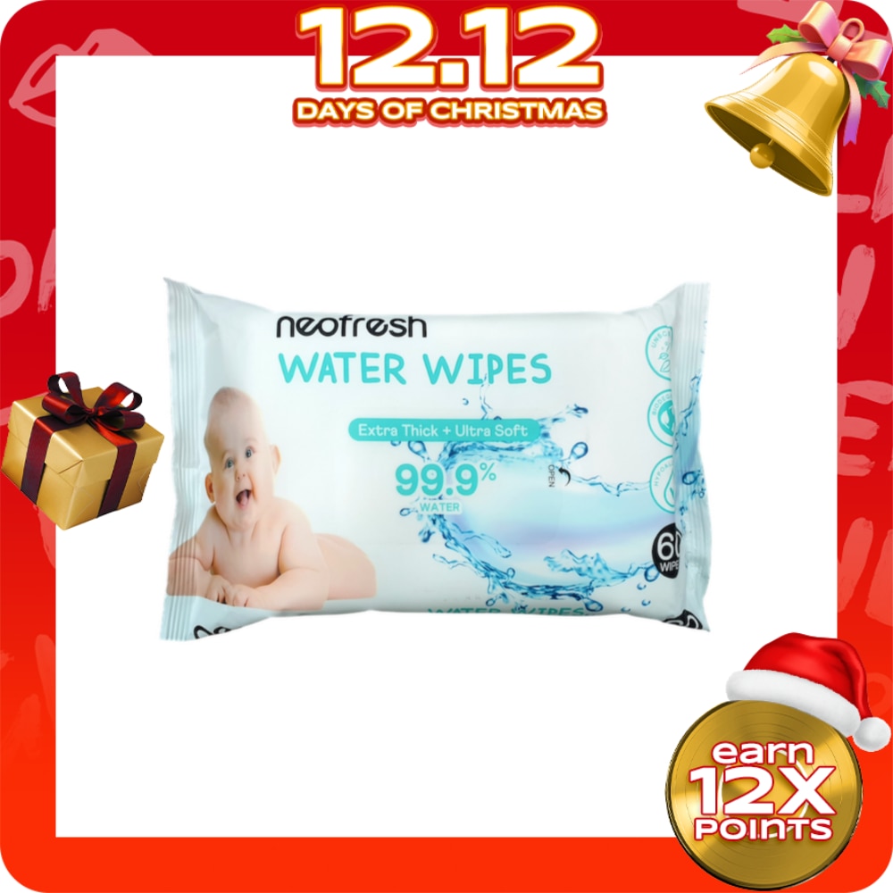 Water Wipes Unscented 60s