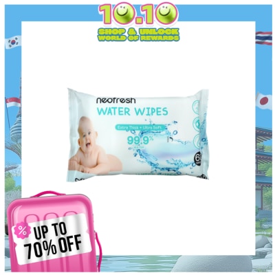 NEOFRESH Water Wipes Unscented 60s