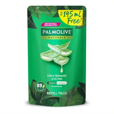 PALMOLIVE Naturals Ultra Smooth Shampoo Aloe Vera Refill Pack 600mL