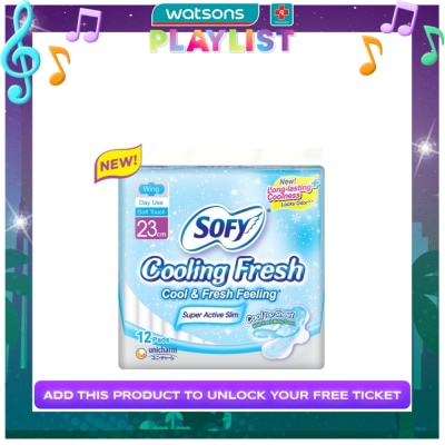 SOFY SOFY Cooling Fresh Wing 23 cm - 12 pads