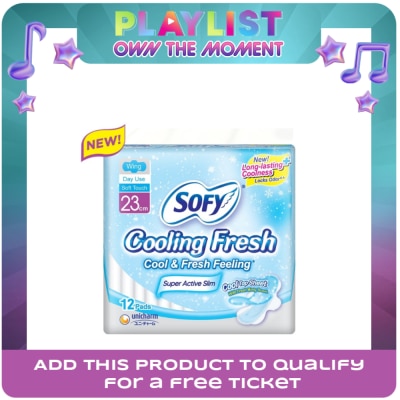 SOFY - SOFY Cooling Fresh Wing 23 cm - 12 pads
