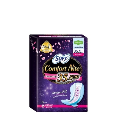 SOFY SOFY Comfort Nite Slim Wing 35.5 cm - 8 pads