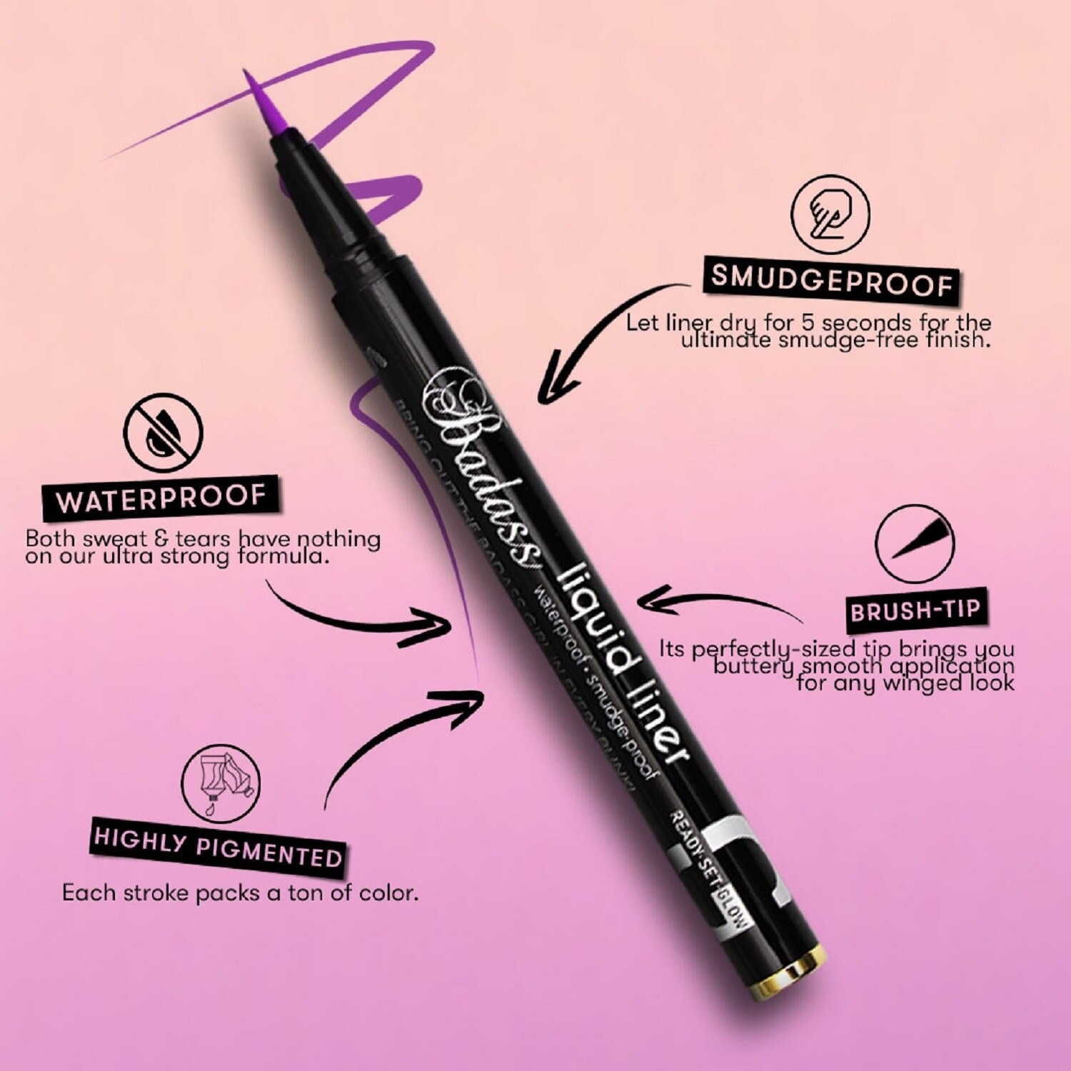 Liquid Eyeliner In The Shade Extra 5ML