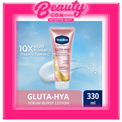 VASELINE Healthy Bright Gluta-Hya Serum Burst Lotion Dewy Radiance 330ml
