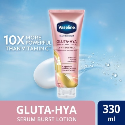 VASELINE Healthy Bright Gluta-Hya Serum Burst Lotion Dewy Radiance 330ml