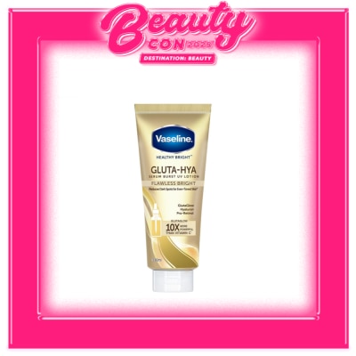 VASELINE Healthy Bright Gluta-Hya Serum Burst UV Lotion Flawless Glow 330ml