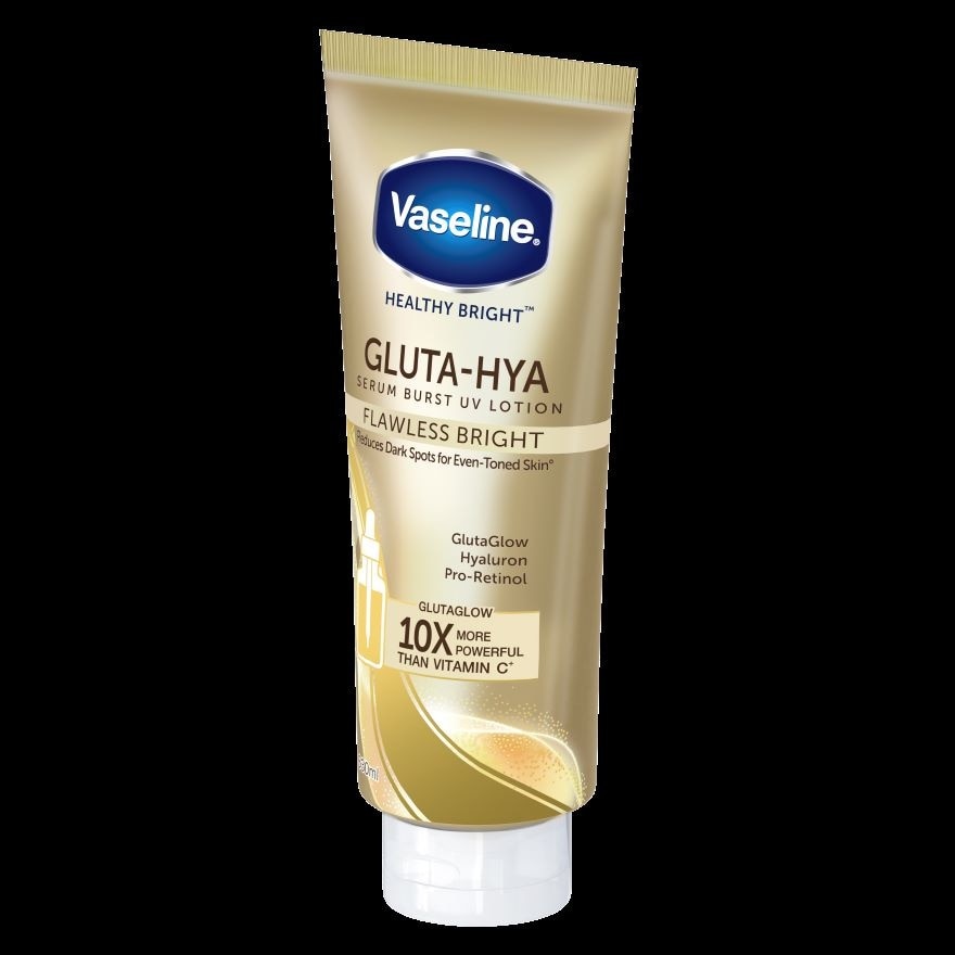 VASELINE Healthy Bright Gluta-Hya Serum Burst UV Lotion Flawless Glow 330ml