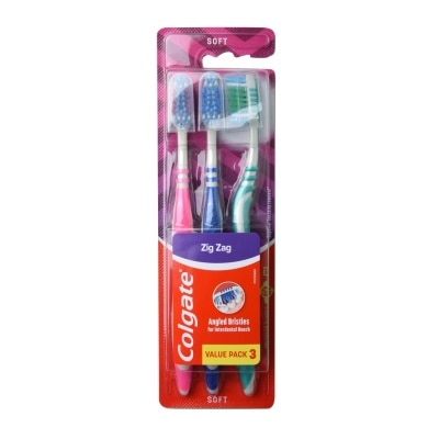 COLGATE Zigzag Toothbrush 2 Plus 1