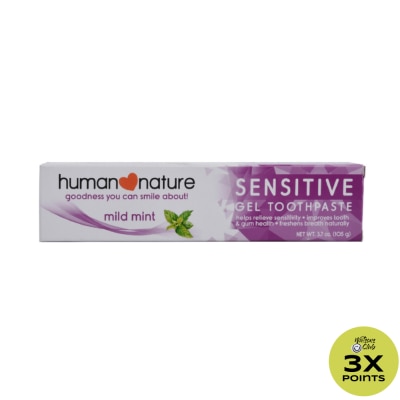 HUMAN NATURE Sensitive Gel Toothpaste Mild Mint 105g