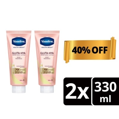 VASELINE - VASELINE Healthy Bright Gluta-Hya Serum Burst Lotion Dewy Radiance Bundle 330ml