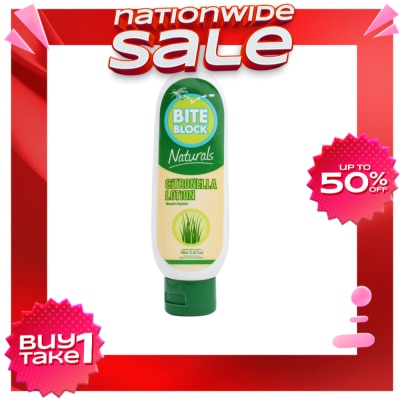BITE BLOCK Naturals Citronella Lotion 100ml