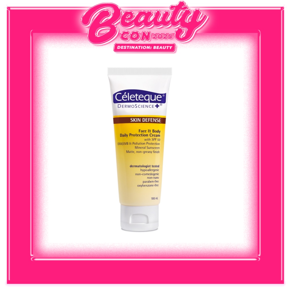 CELETEQUE Skin Defense Face and Body Daily Protection Cream SPF 50 100ML
