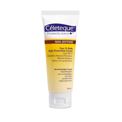 CELETEQUE CELETEQUE Skin Defense Face and Body Daily Protection Cream SPF 50 100ML