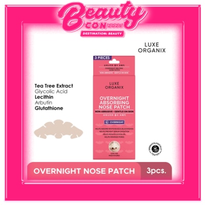 LUXE ORGANIX Luxe Organix Hydrocolloid Overnight Nose Patch 3s