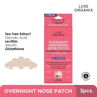 LUXE ORGANIX Luxe Organix Hydrocolloid Overnight Nose Patch 3s