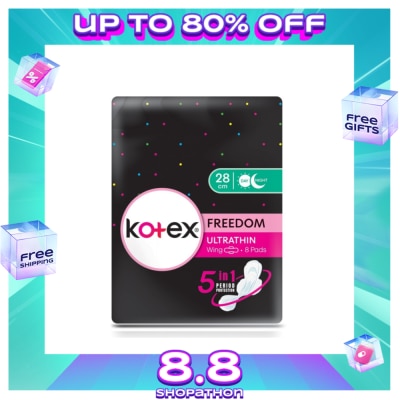 KOTEX Freedom Ultrathin Day and Night with Wings 28cm 8 Pads