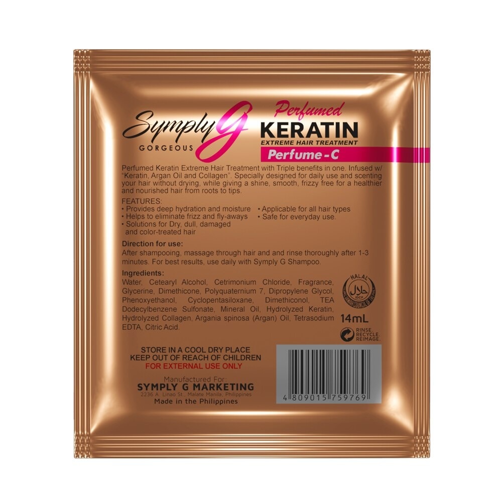 Perfume C Keratin Extreme Hair Treatment 14ml