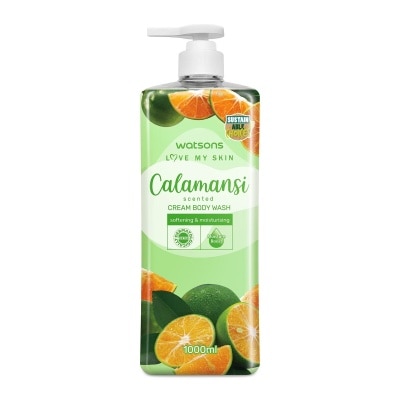 WATSONS Love My Skin Cream Body Wash Calamansi 1L