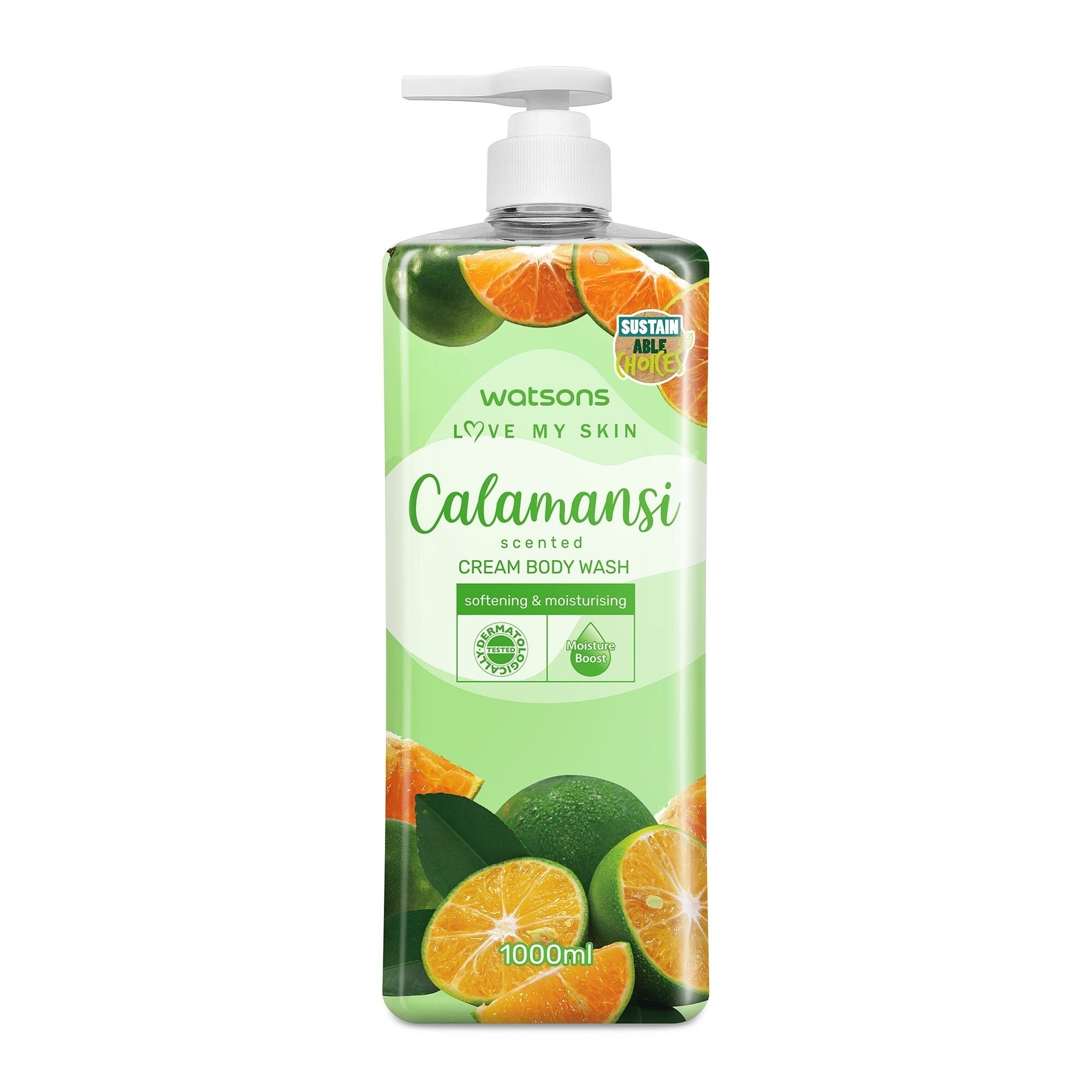 Love My Skin Cream Body Wash Calamansi 1L