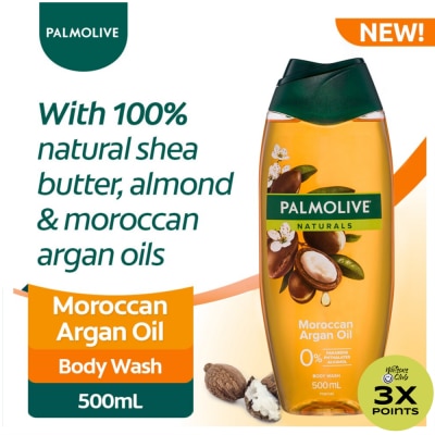 PALMOLIVE Palmolive Naturals Body Wash Moroccan Argan Oil 500mL