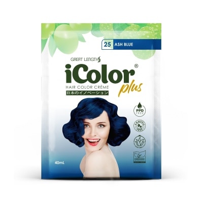 ICOLOR Plus Shampoo Hair Color Creme Ash Blue 40ml