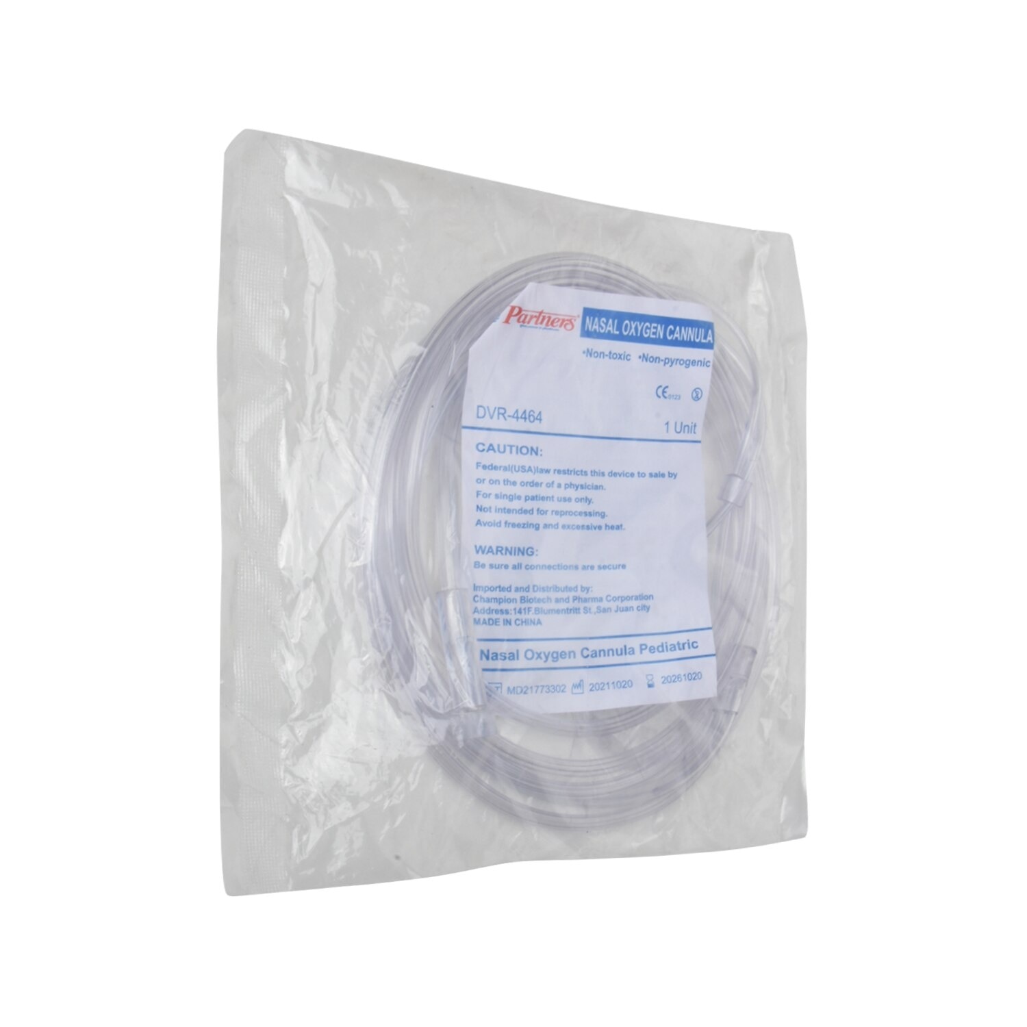 Nasal Oxygen Cannula for Pedia DVR-4464