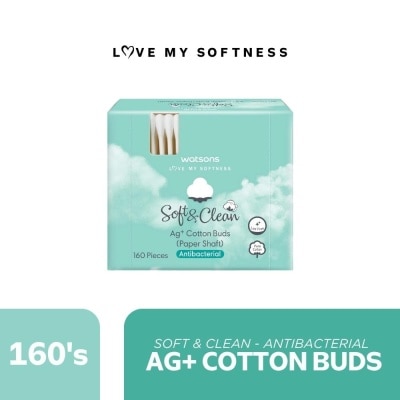 WATSONS - AG+ Antibacterial Cotton Buds Paper 160s