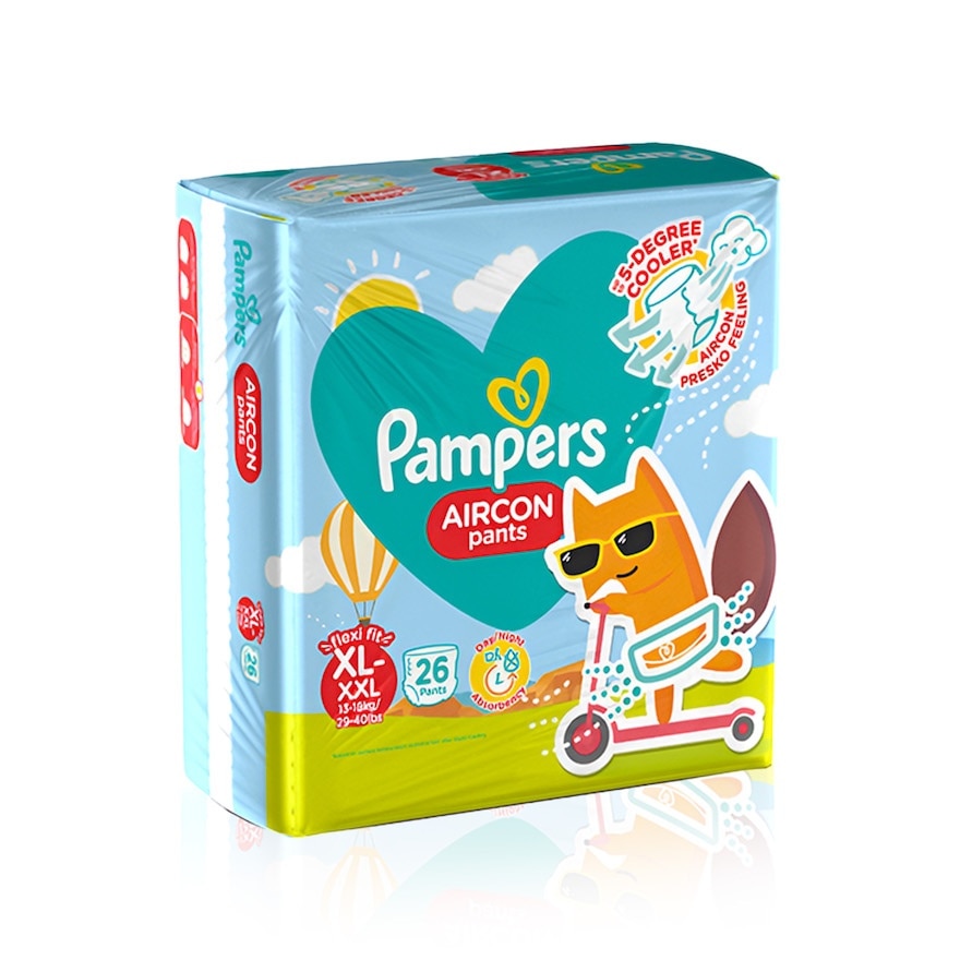 PAMPERS Aircon Pants Value Pack Diapers XL 26s