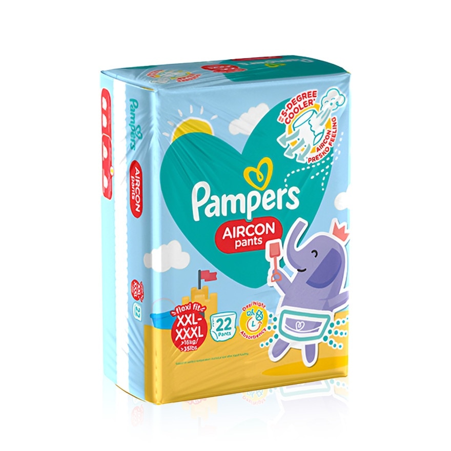 PAMPERS Aircon Pants Value Pack Diapers XXL 22s