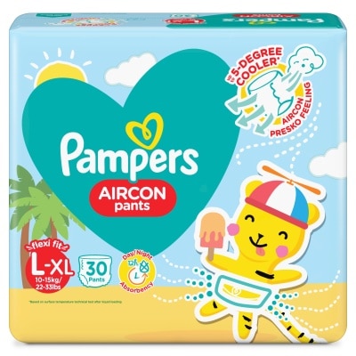 PAMPERS Aircon Pants Value Pack Diapers Large 30s