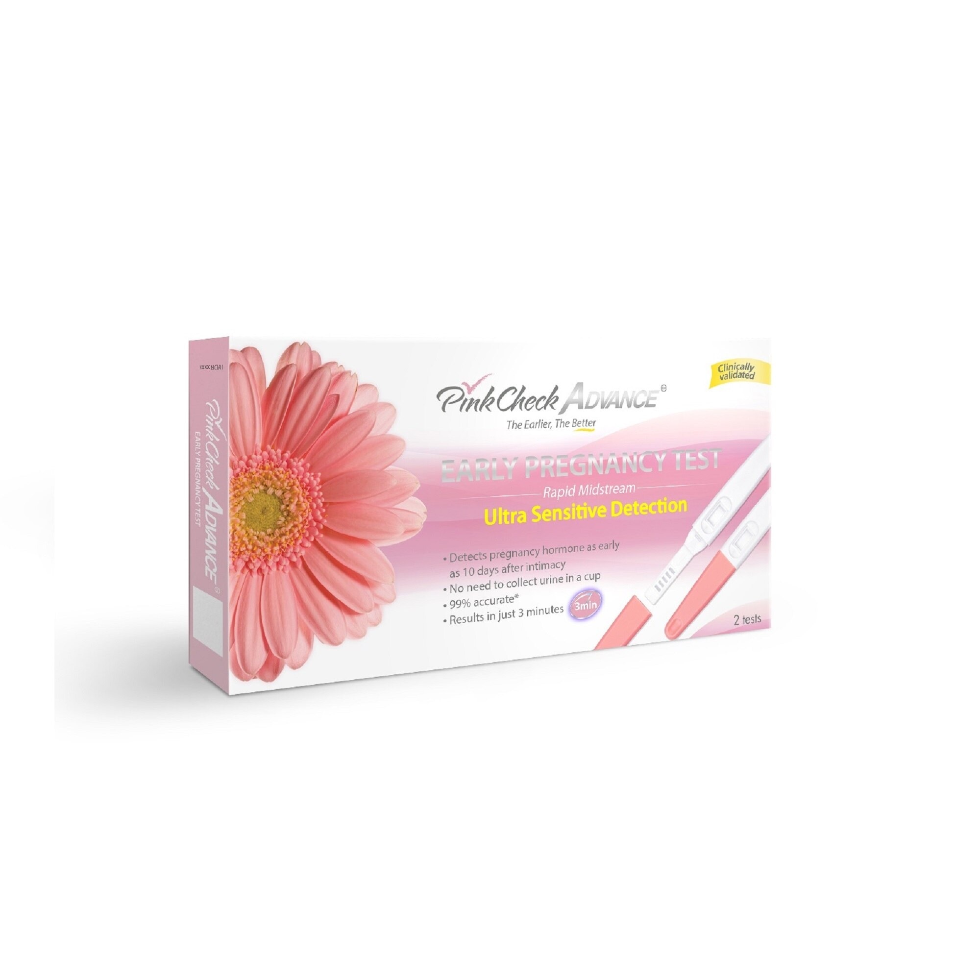 Advance Midstream Early Pregnancy Test Kit 2s