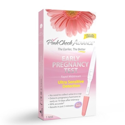 PINKCHECK Advance Midstream Early Pregnancy Test Kit 1s