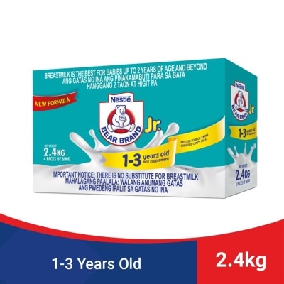 BEAR BRAND JR Milk Supplement For Children 1-3 Years Old 2.4kg