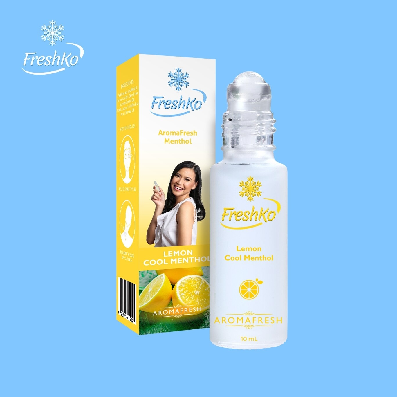 Aromatherapy Liniment Roll-on Lemon Menthol 10 ML