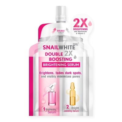 SNAILWHITE Double Boosting Brightening Serum 4ml + 4ml