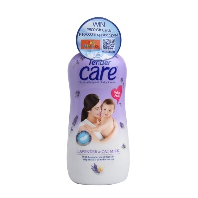 TENDER CARE Hypo-allergenic Baby Powder Lavender & Oat Milk 200g