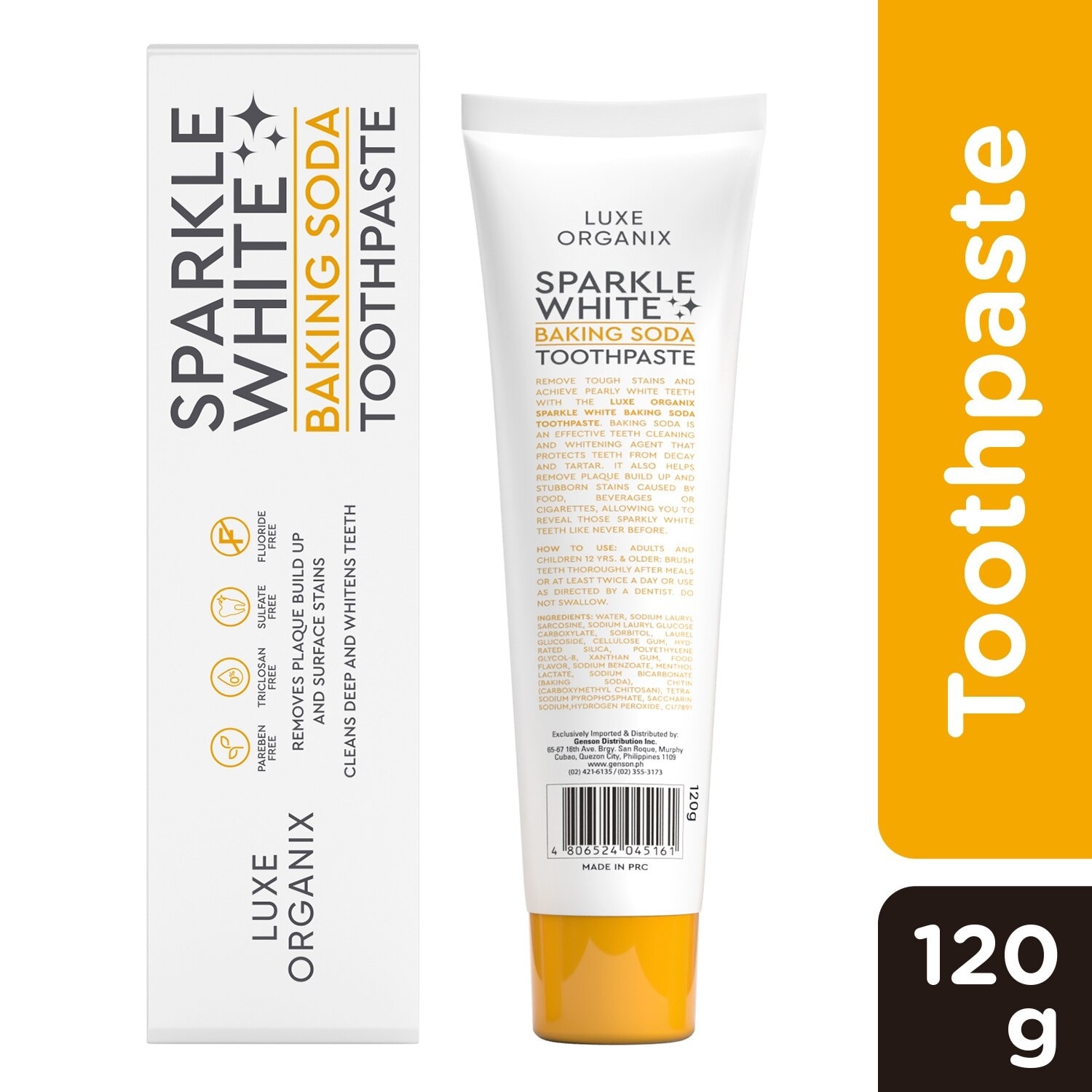 Sparkle White Baking Soda Toothpaste 120g