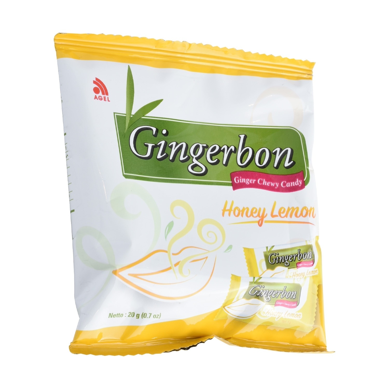 Honey Lemon Flavor Ginger Chewy Candy 20g