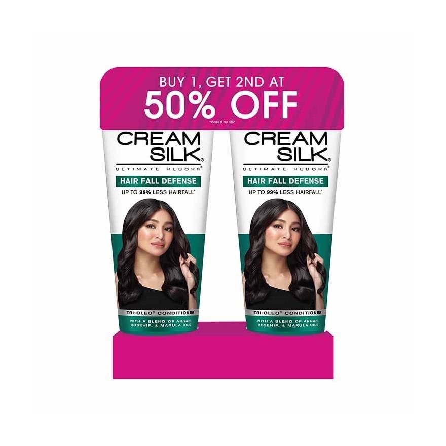 CREAMSILK Cream Silk Ultimate Reborn Conditioner Hairfall Defense With Tri-Oleo 180ml